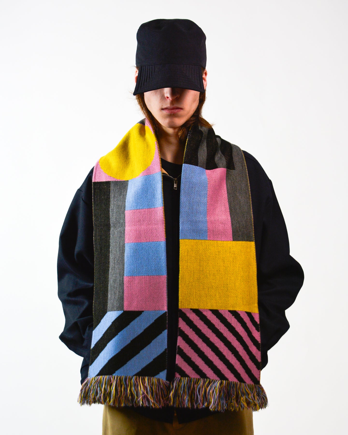 "Light Life" Football Scarf - Soft Colourway