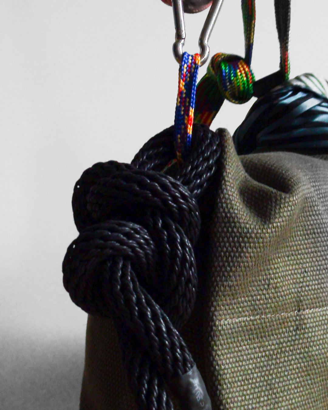 "Light Life" Folded Tote Size Small Canvas (06)