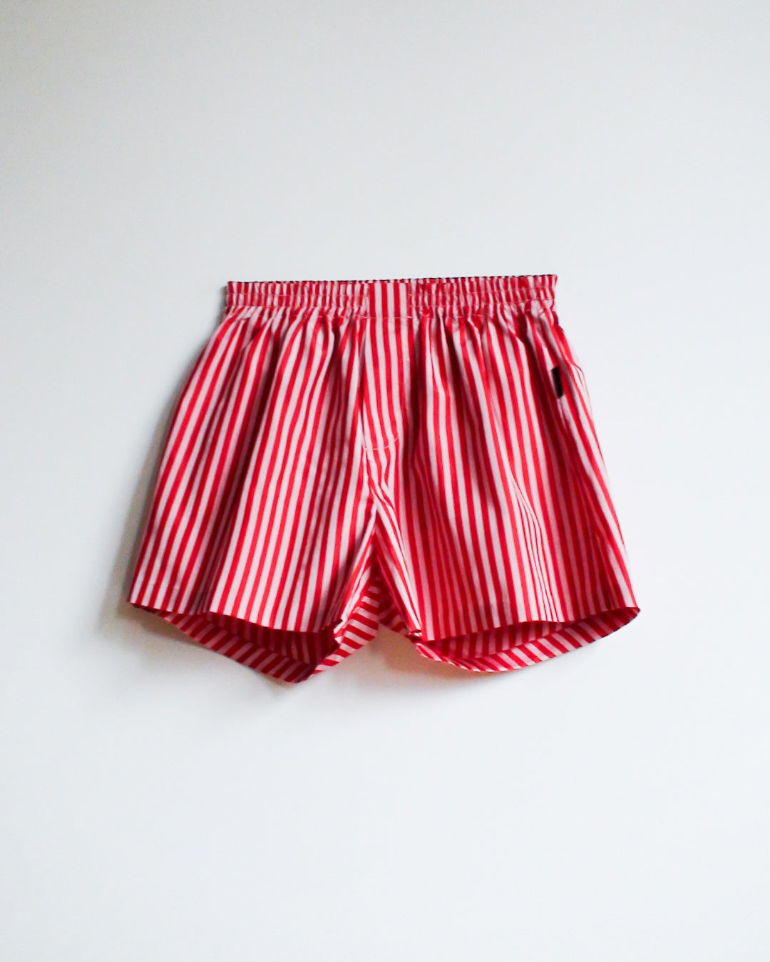 Striped Silk Boxer (Red/White)