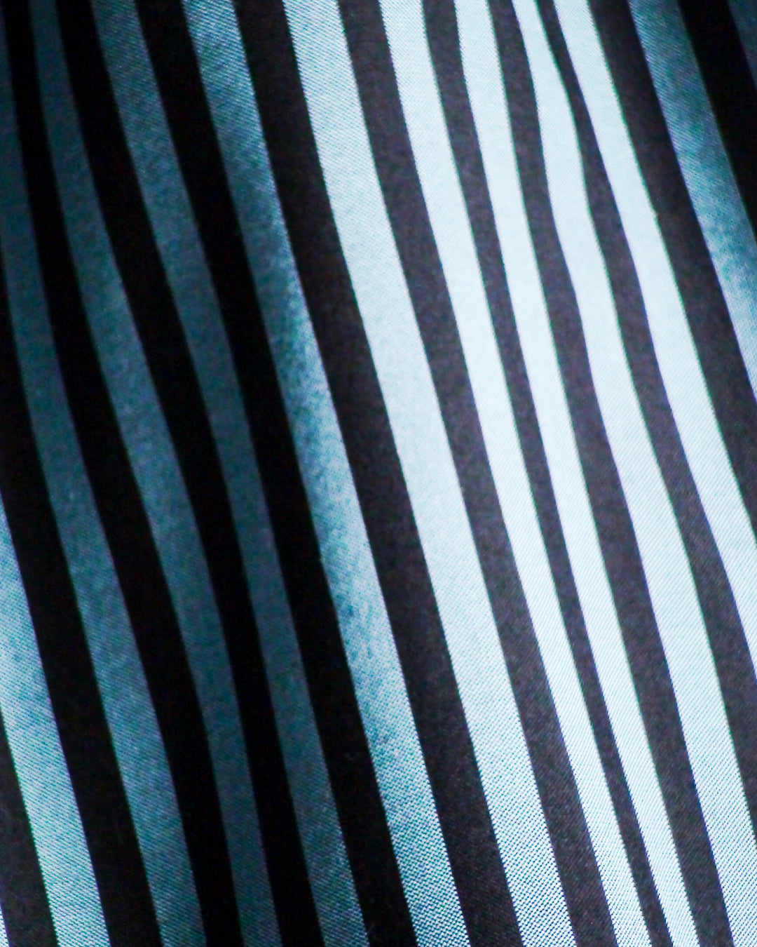 Striped Silk Boxer (Teal/Black)