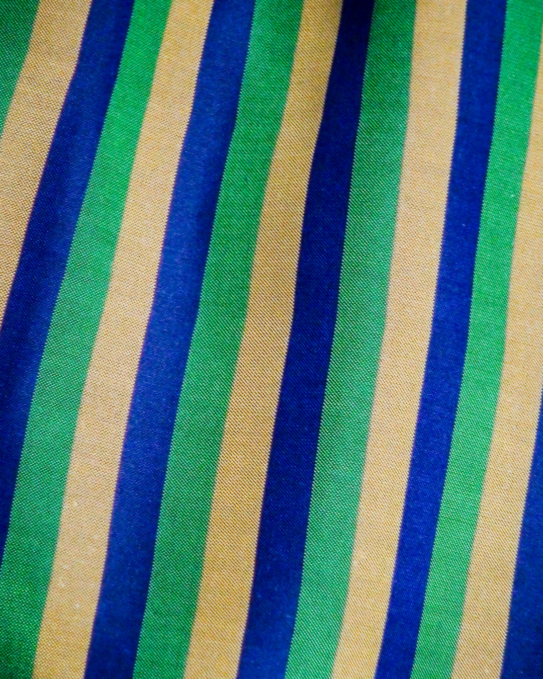 Striped Silk Boxer “Rio” Blue/Green/Yellow