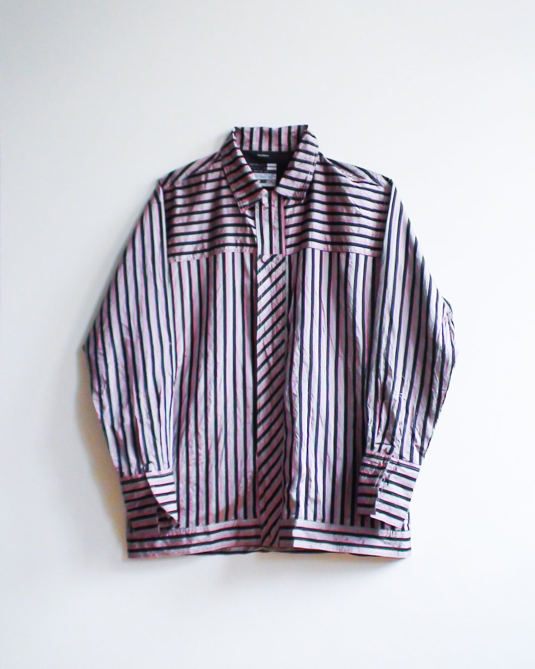 “Light Life" Sol Silk Mix Messenger Jacket - Crushed Version (Vice City)
