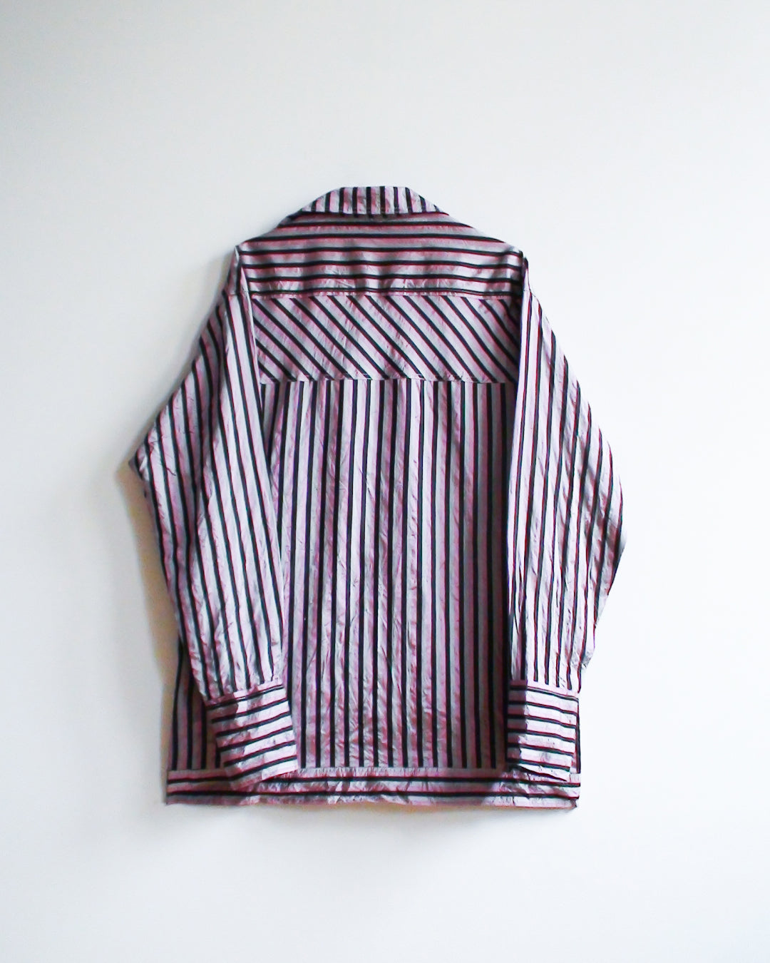“Light Life" Sol Silk Mix Messenger Jacket - Crushed Version (Vice City)