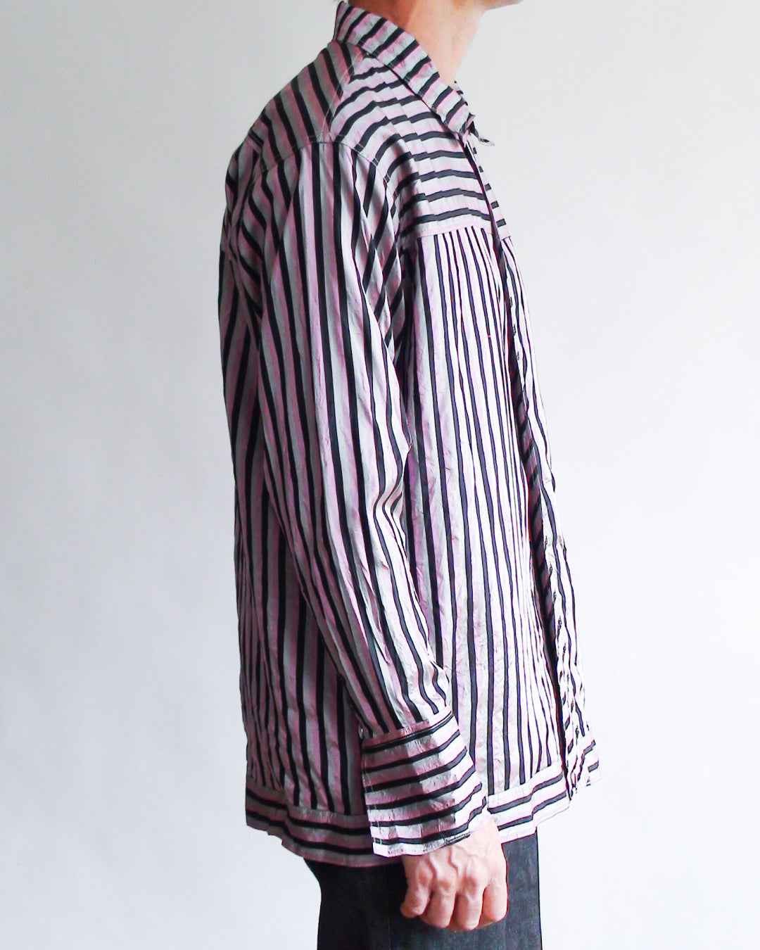“Light Life" Sol Silk Mix Messenger Jacket - Crushed Version (Vice City)