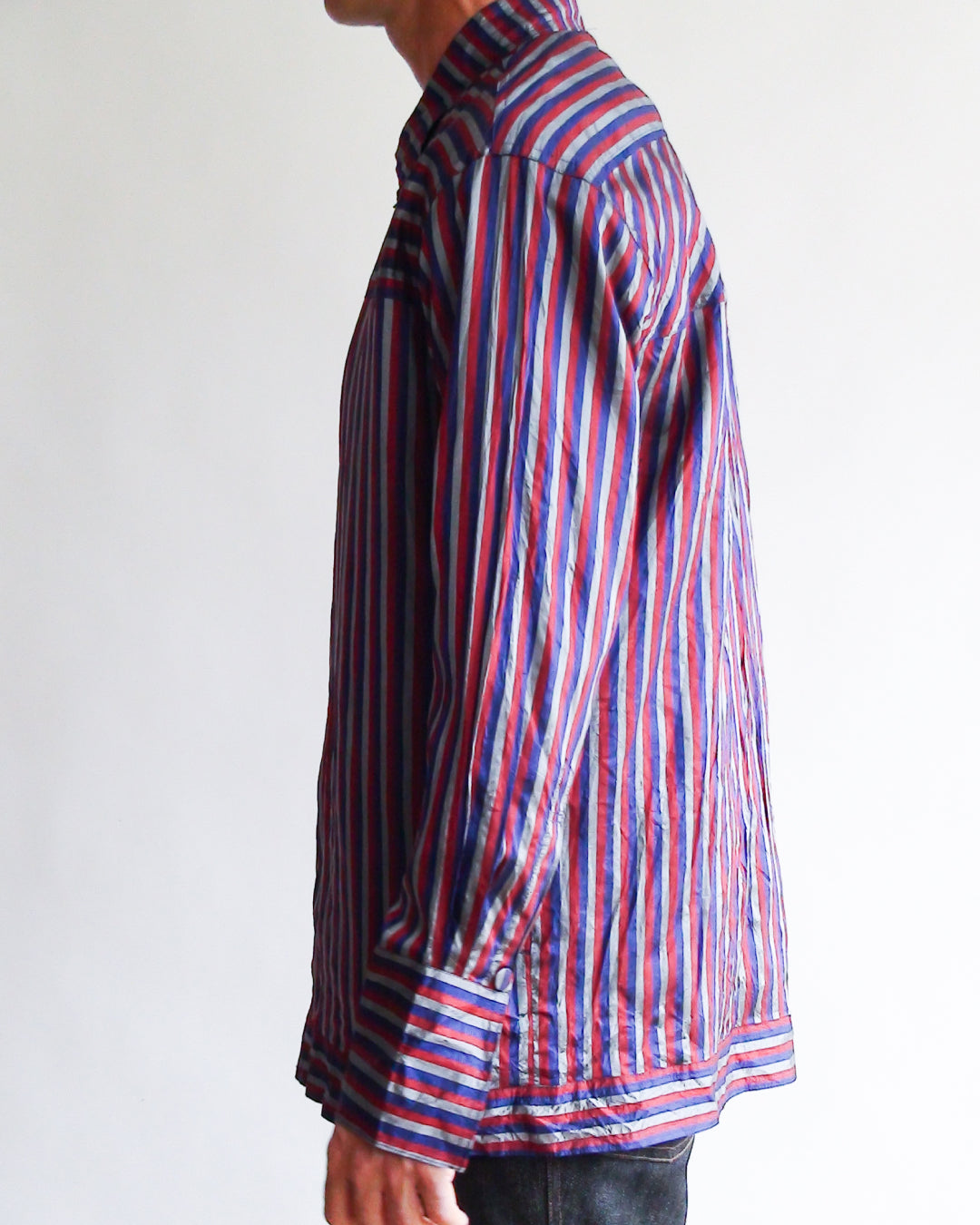 “Light Life" Sol Silk Mix Messenger Jacket - Crushed Version (Paris)