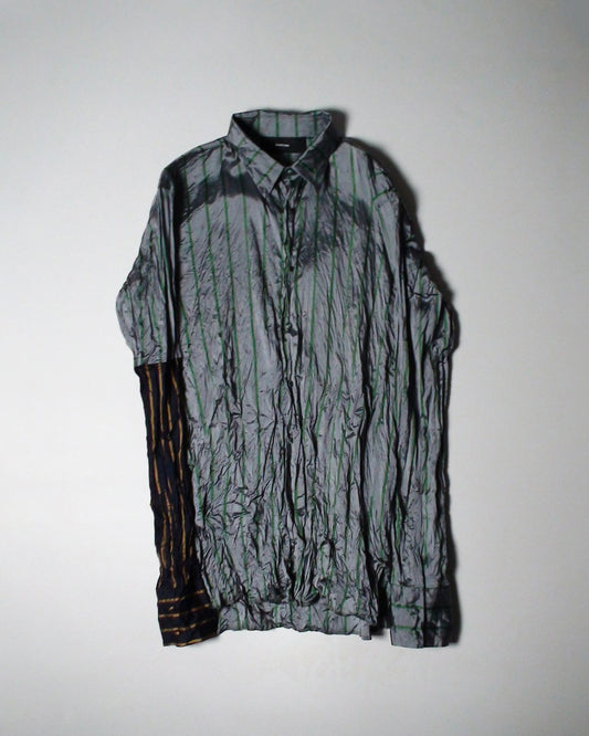 Right Sleeve Silk Mix - Teal/Green + Midnight/Saffron