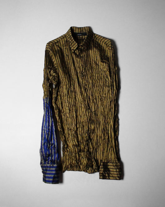 Right Sleeve Silk Mix - Cobalt + Oxide Yellow