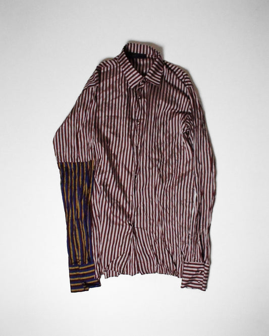 Right Sleeve Silk Mix - Cherry Chocolate + Electric Earth