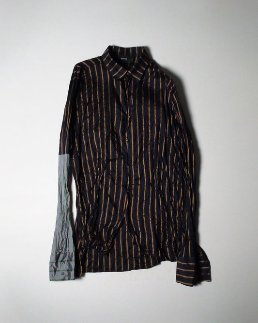 Right Sleeve Silk Mix - Midnight/Saffron + Teal/Green