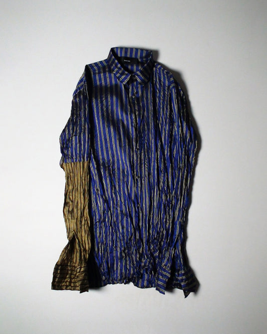 Right Sleeve Silk Mix - Oxide Yellow + Cobalt