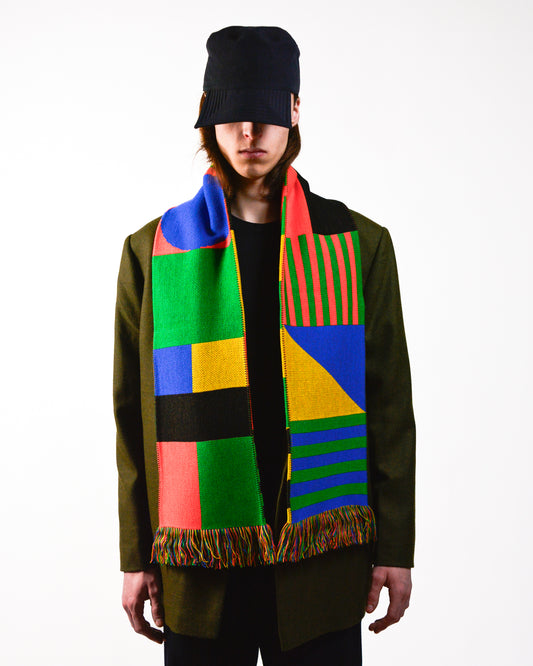 "Light Life" Football Scarf - Bold Colourway