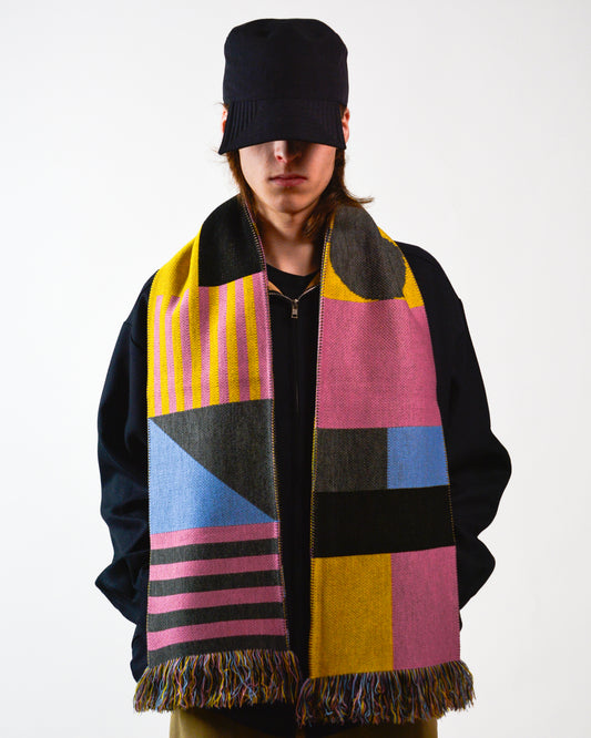 "Light Life" Football Scarf - Soft Colourway