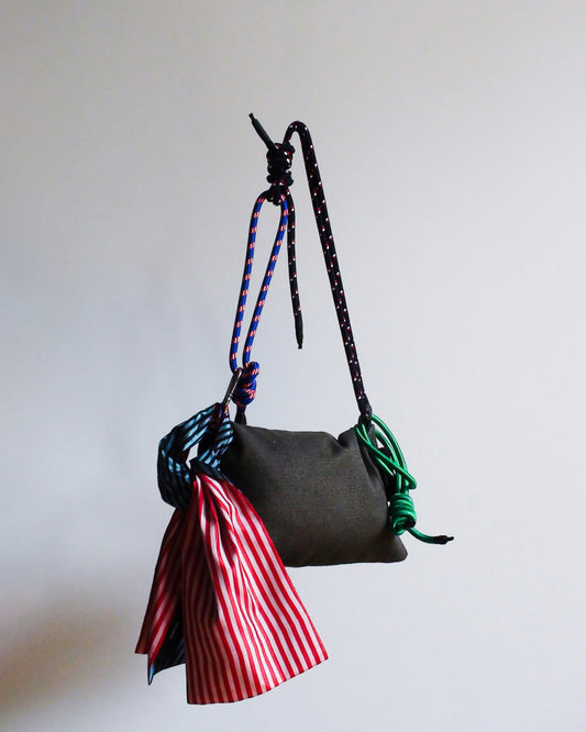 "Light Life" Folded Tote Size Small Canvas (07)