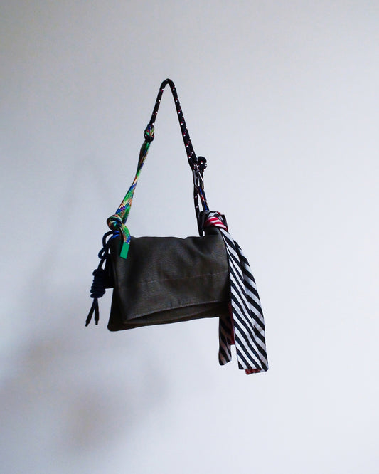 "Light Life" Folded Tote Size Small Canvas (08)