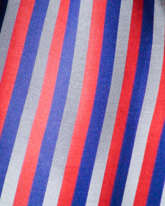 Striped Silk Boxer (Blue/White/Red)
