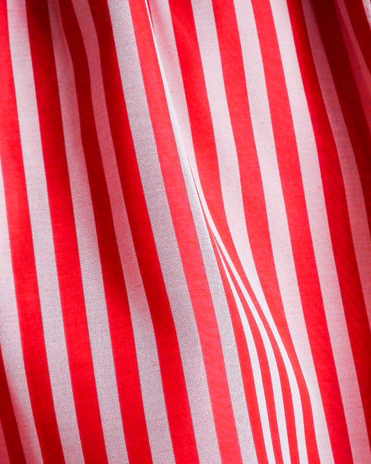 Striped Silk Boxer (Red/White)