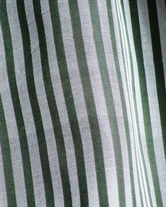 Striped Silk Boxer (Olive/Gray)
