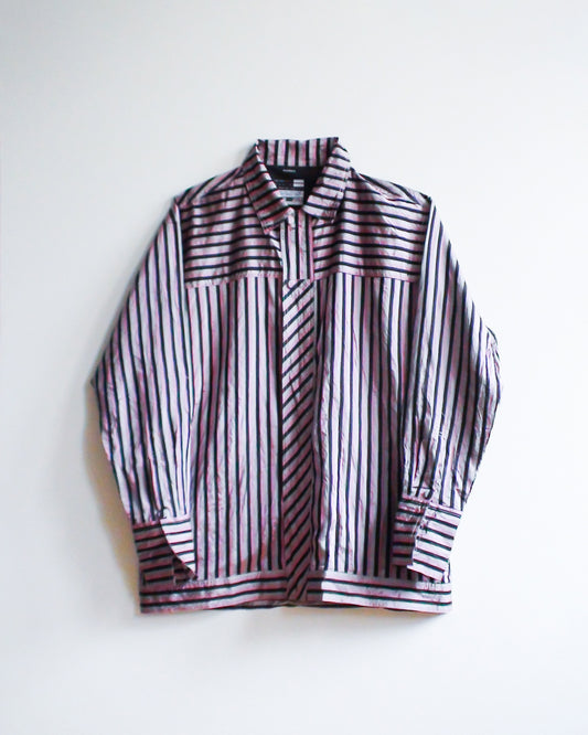 “Light Life" Sol Silk Mix Messenger Jacket - Crushed Version (Vice City)