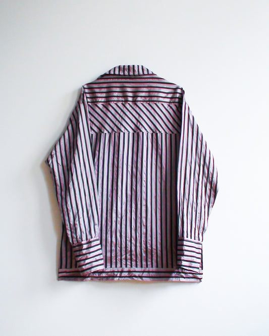 “Light Life" Sol Silk Mix Messenger Jacket - Crushed Version (Vice City)