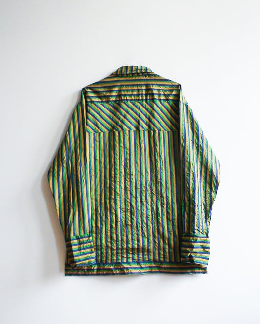 “Light Life" Sol Silk Mix Messenger Jacket - Crushed Version (Rio)